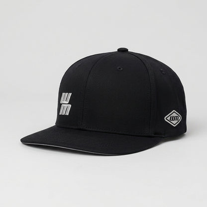 Schwarze Western Motors Snapback-Cap