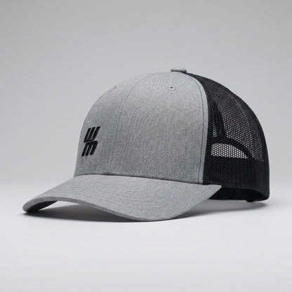 Casquette Western Motors TRUCKER grise et noire