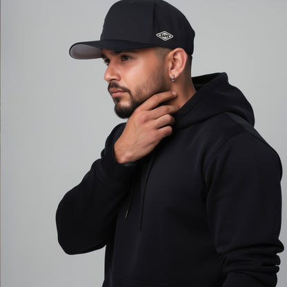 Schwarze Western Motors Snapback-Cap