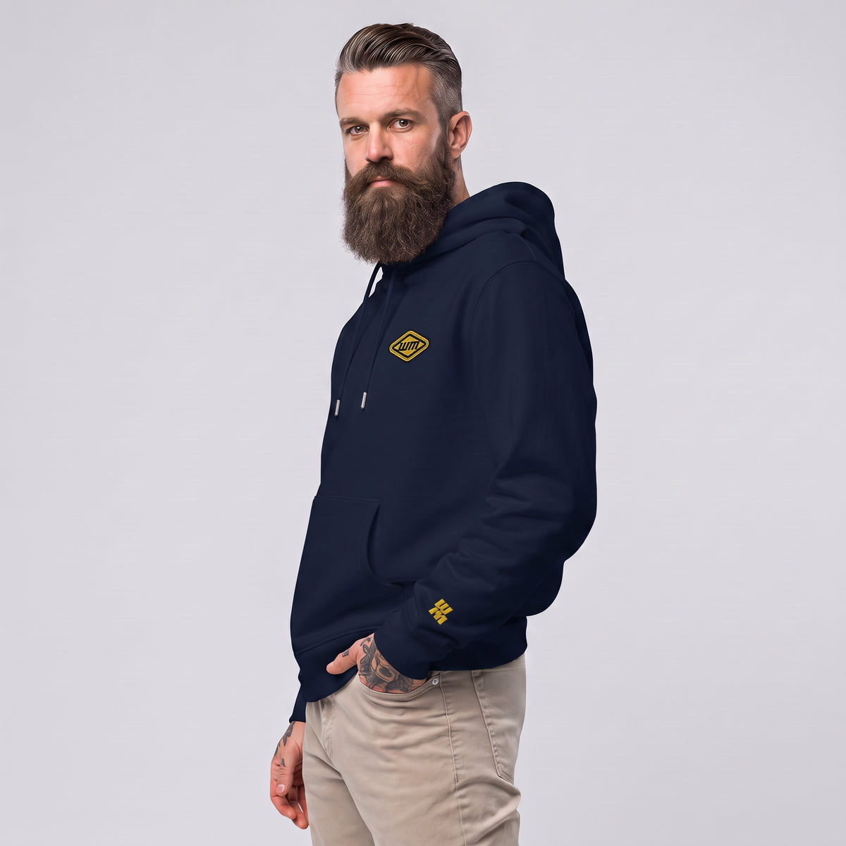 SWEAT Capuche Western Motors NAVY BLUE
