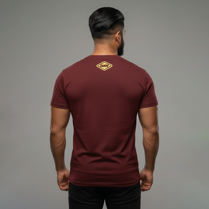 T-SHIRT Western Motors BURGUNDERROT
