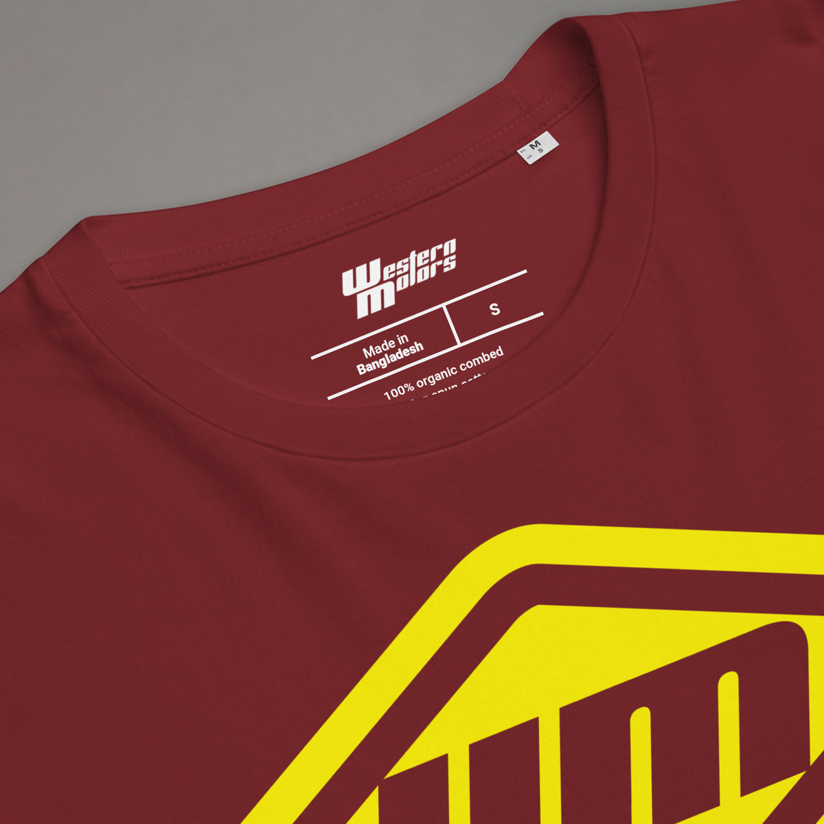 T-SHIRT Western Motors BURGUNDERROT