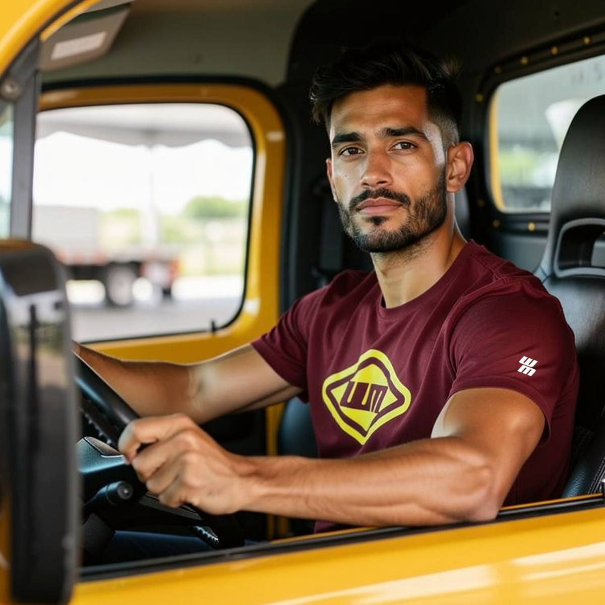 T-SHIRT Western Motors BURGUNDERROT