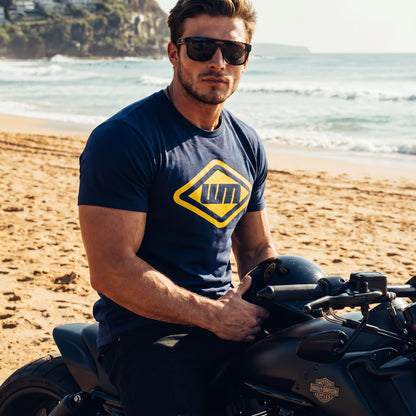 T-SHIRT Western Motors NAVY BLUE